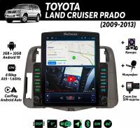 Штатная магнитола для Toyota Land Cruiser Prado (2009-2013) на Android (DSP, CarPlay, SIM, Микрофон, GPS, 4G, 2/32 Гб, 8 ядер) Dolmax TS-TOY-LCP09