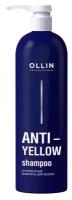 OLLIN Professional Anti-Yellow Антижелтый шампунь для волос, 500 мл, OLLIN