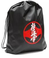 Мешок для обуви (рюкзак) с логотипом Кекусинкай 24 см на 34 см