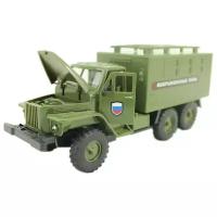 Грузовик ABtoys со световыми и звуковыми эффектами (M7711-3E), 20.5 см, зеленый