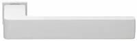 HORIZONT-SM BIA, ручка дверная межкомнатная с невидимой квадратной розеткой, цвет - белый