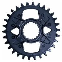 Звезда велосипедная SHIMANO, передняя, для FC-M6100-1, 30T, черный, Y0L198040