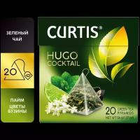 Чай Curtis "Hugo Cocktail", зеленый с добавками, 20 пирамидок