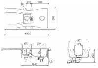 Schock Кухонная мойка Schock Waterfall D-150 магнолия