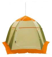 Палатка для зимней рыбалки Митек Нельма-3 (оранжево-бежевый/хаки)