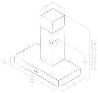 Каминная вытяжка Elica SPOT URBAN CAST IRON/A/90