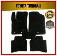 Комплект ворсовых ковриков (Standart) на Toyota Tundra II 2007-2022 / Тойота Тундра