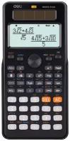Калькулятор научный Deli ED82ES черный, дисплей: 10+2-разрядный