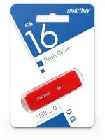 Флеш-накопитель USB 2.0 Smartbuy 16GB Dock Red (SB16GBDK-R)