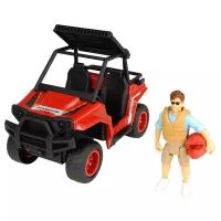 Квадроцикл Dickie Toys Playlife Park Ranger (3833005) 1:24, 16 см, красный/черный