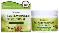 Крем для лица против морщин с муцином улитки DEOPROCE BIO ANTI WRINKLE SNAIL CREAM 208g