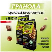 Запеченные завтраки SmartBar "Гранола с орехом и шоколадом" 180г (2шт)