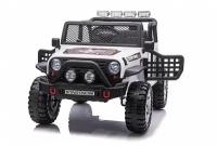 Детский электромобиль джип XMX с полным приводом (белый, EVA, 12V) - XMX618-4WD-WHITE