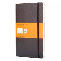 Блокнот Moleskine Classic Soft Large 130x210, 96 листов, черный, цвет бумаги бежевый