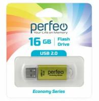 USB флешка Perfeo 16GB E01 Gold ES