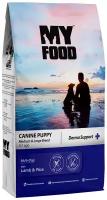 MYFOOD CANINE PUPPY MEDIUM & LARGE LAMB & RICE для щенков средних и крупных пород с ягненком и рисом (12 кг)