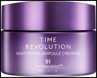 Missha, Ночной омолаживающий ампульный крем Time Revolution Night Repair Probio-51 Ampoule Cream 50мл