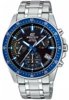 Наручные часы CASIO Edifice EFV-540D-1A2, синий, серебряный