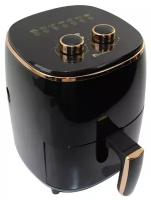 Аэрогриль EASYCOOK 1200W-220V-3.8L-220x220x280-BLACK/GOLD, ESTARES