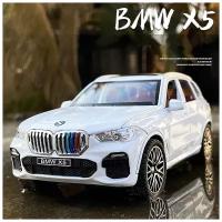 Коллекционная масштабная модель BMW X5(M5) 1:24 (металл, свет, звук)белая