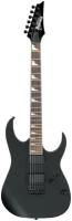 IBANEZ GIO GRG121DX-BKF BLACK FLAT электрогитара, цвет чёрный матовый, корпус махагони, гриф клён, накладка грифа палисандр, лады 24 Jumbo, мензура 25