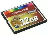 Карта памяти Transcend Compact Flash 32 ГБ, R/W 160/120 МБ/с