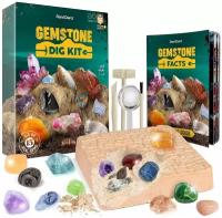Игровой набор для юного геолога Mega Gem Dig Kit