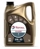 Синтетическое моторное масло TOTAL Classic 9 C2 5W-30, 5 л