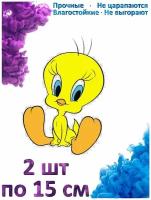 Наклейка на авто "Tweety сильвестр бабушка"