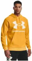 Худи Under Armour Rival Fleece Big Logo, размер MD, оранжевый