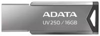 Флеш Диск A-Data 16Gb UV250 AUV250-16G-RBK USB2.0 серебристый