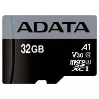 Карта памяти ADATA Premier Pro microSDHC UHS-I U3 V30 A1 Class10 (R100/W80)