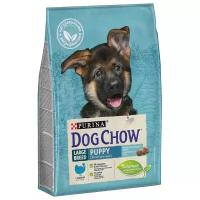 Сухой корм для щенков DOG CHOW Puppy, индейка (для крупных пород)