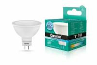 LED лампа 7Вт на 220В цоколь GU5.3 4500К(холодный свет) - LED7-JCDR/845/GU5.3 (Camelion)(код 11657)