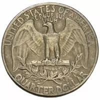 США 25 центов (1/4 доллара) 1965 г. (Quarter, Вашингтон) (2)