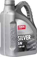 Teboil Teboil Silver Sn 5W-40 (4L)_Масло Мот! Синт Api Sn/Cf, Acea A3/B4, Mb 229.3, Vw 502.00/505.00