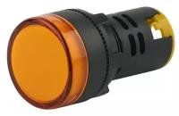 Лампа ЭРА AD22DS(LED)матрица d22мм, желтый, 230В, 10/1000/12000 Б0045617