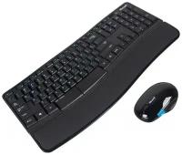 Комплект клавиатура + мышь Microsoft Sculpt Comfort Desktop Black USB, черный