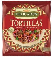 Лепёшки пшеничные мексиканские Tortillas Delicados оригинальные для горячих и холодных сандвичей