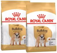 ROYAL CANIN BULLDOG ADULT для взрослых собак английский бульдог (12 + 12 кг)