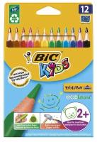 Карандаши цветные Kids Evolution Triangle, 12 цветов