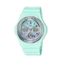 Наручные часы CASIO Baby-G BGA-100ST-3A, голубой, зеленый