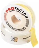 ФУМ лента PROFACTOR PF Professional желтая Ф85 мм 19мм х 0,25мм х 15м PF FE 531