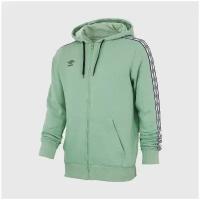 Толстовка Umbro Taped Zip Hoodie 65776U-KM4, р-р XSRUS (XS US), Светло-зеленый