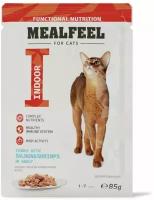 14 штук Functional Nutrition Влажный корм (пауч) для взрослых кошек, лосось и креветки в соусе с кусочками куриного филе, 85 гр