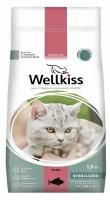 Wellkiss Корм сухой для стерилизованных кошек с тунцом, 1.5кг