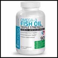 Bronson Fish Oil Omega 3 рыбий жир 1250EPA/488DHA 90 капсул
