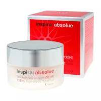 Inspira Cosmetics absolue Total Regeneration Night Cream Regular Легкий ночной регенирирующий лифтинг-крем для лица, шеи и области декольте