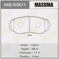 Колодки дисковые MASUMA (1/12) MASUMA MS-5901