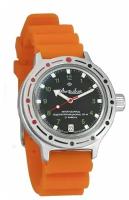 Наручные механические часы с автоподзаводом Восток Амфибия 420269 resin 120 orange
